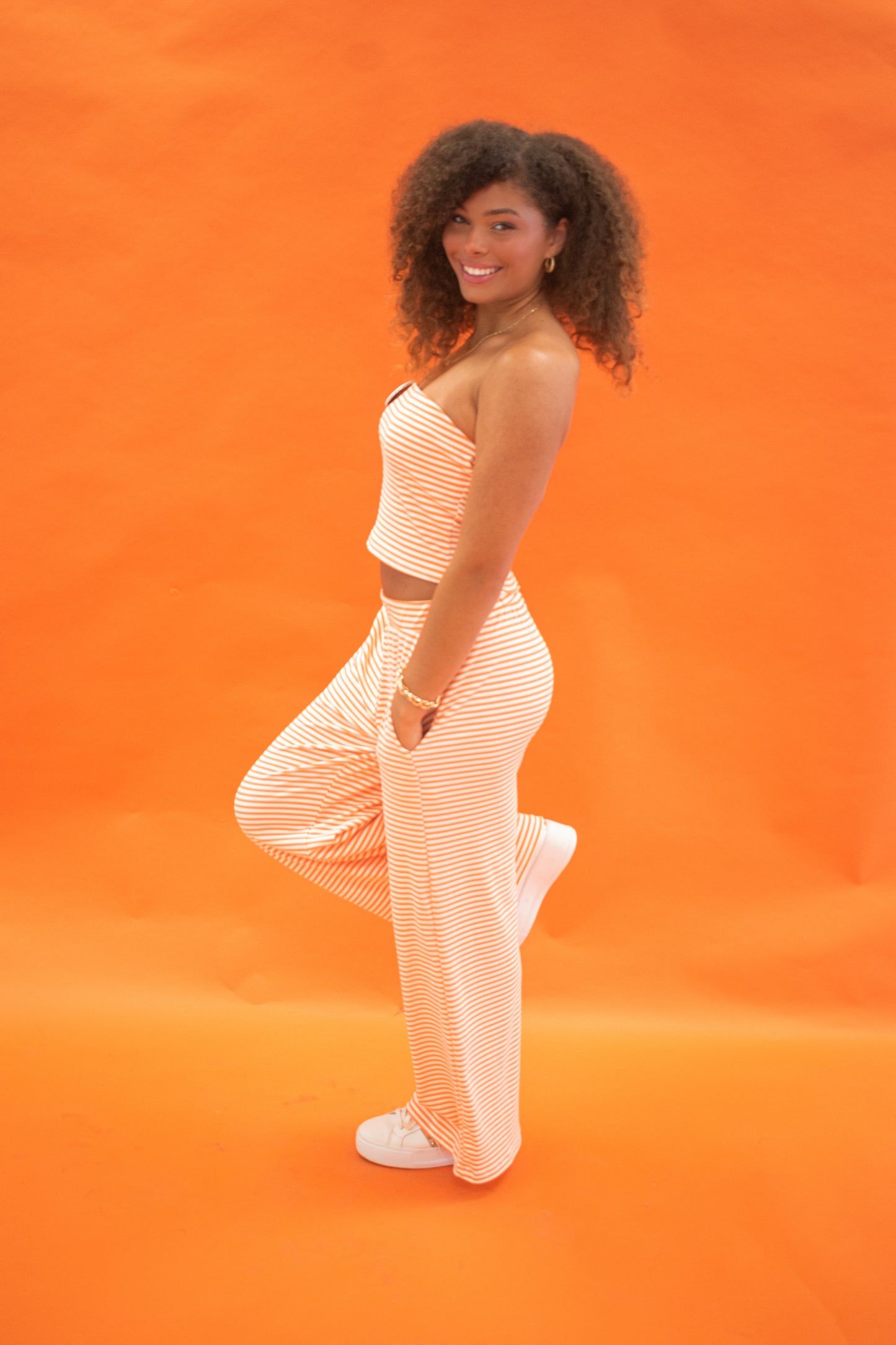 Vol Tube Top Pants Set