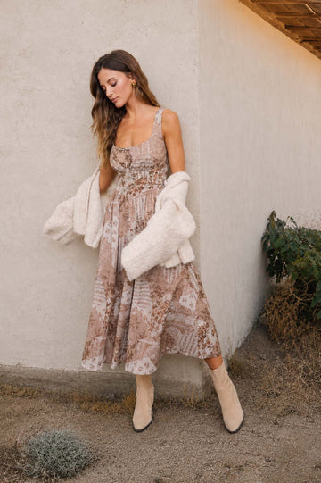Prairie Belle Midi Dress