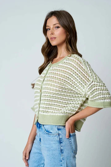 Olive Grove Knit Top