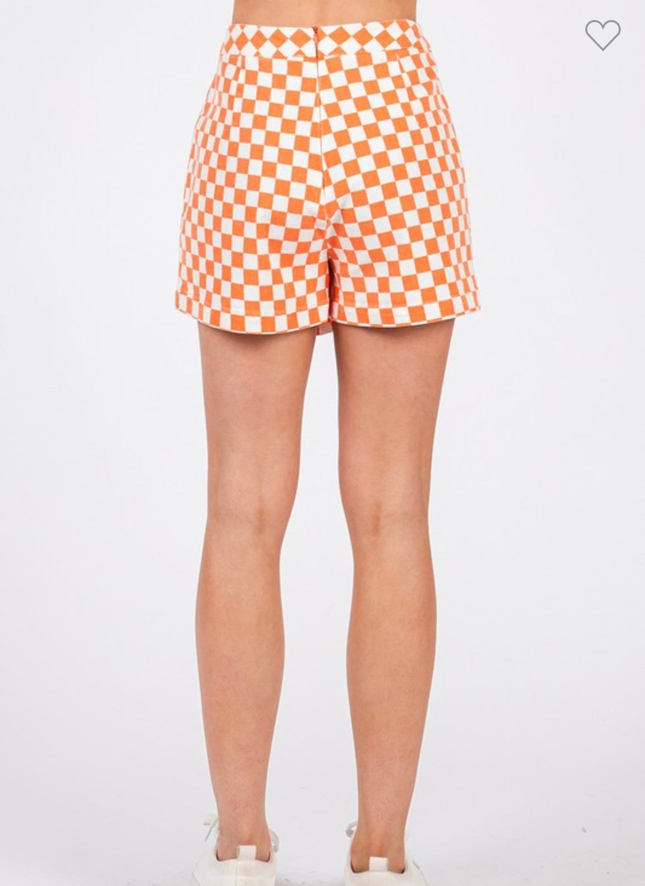 Game Day Checkered Overlay Wrap Front Mini Skort