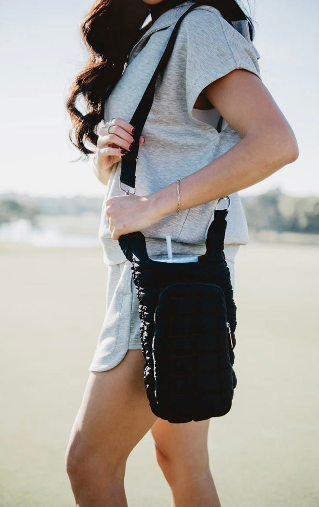 Quilted Water Bottle Bag