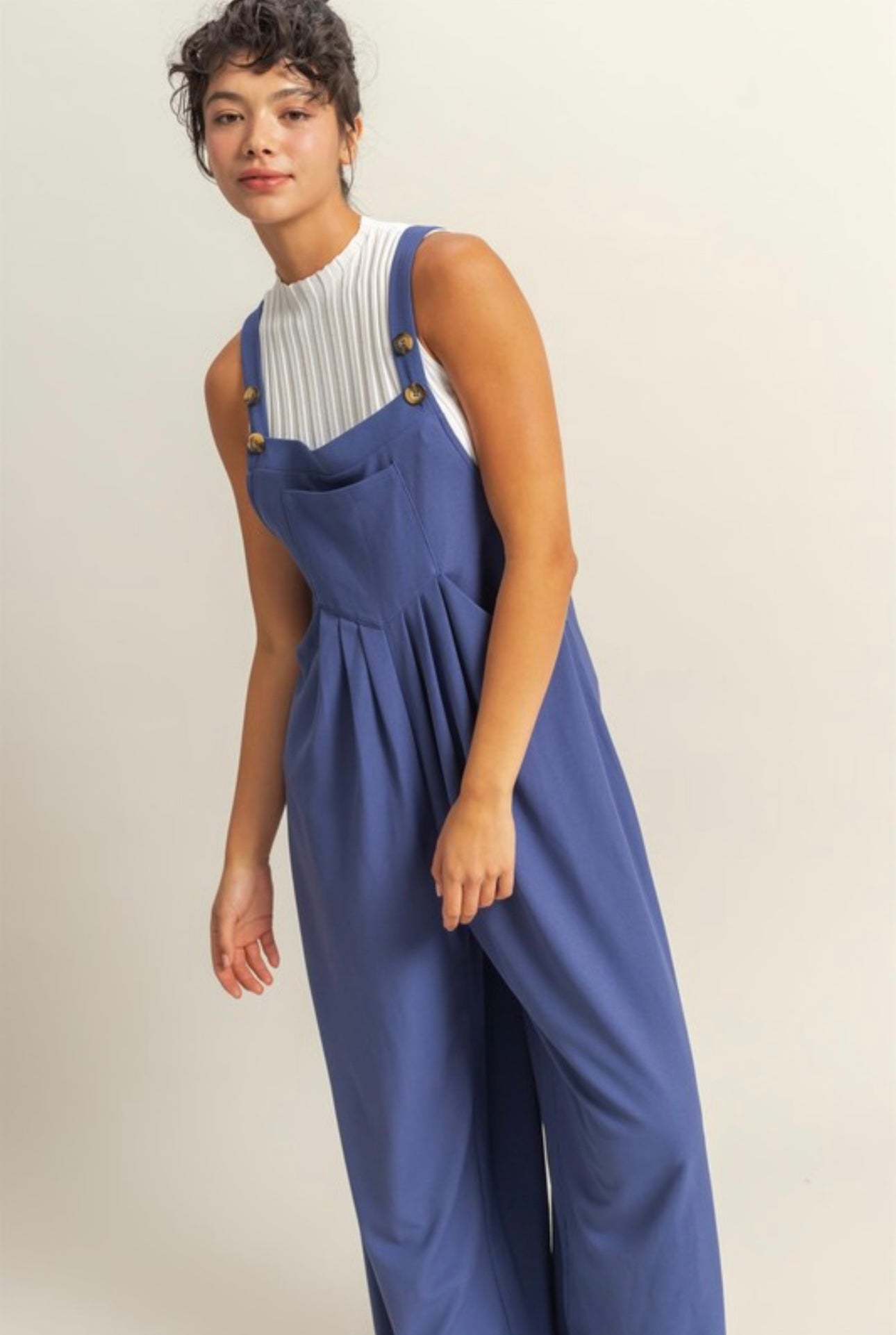 Purple Comfort Overalls