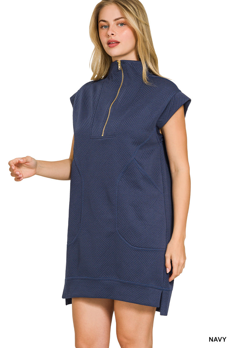 Cozy Cabin Quarter Zip Dress