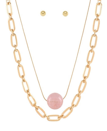 Pink Aura Layered Set