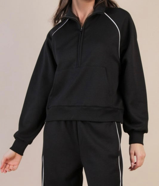 Black Quarter zip