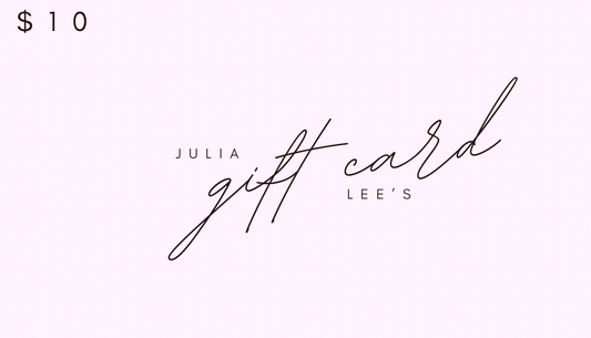 Julia Lee’s Gift Card