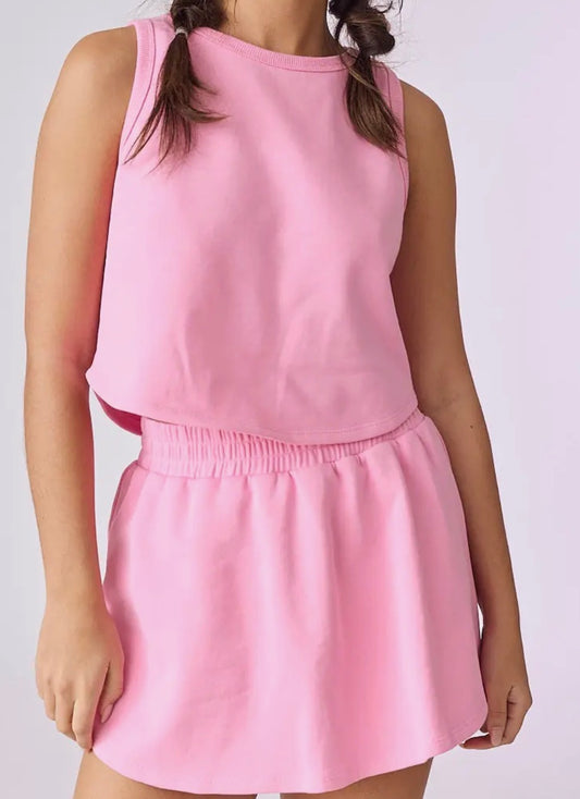 Pink Skort Set