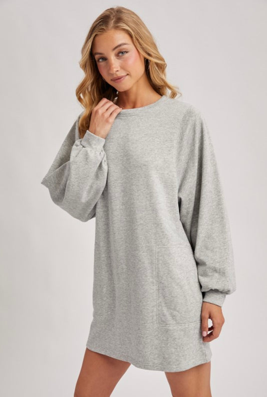 Grey Sweater Dress