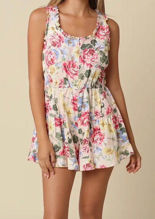 Flirty Floral Romper