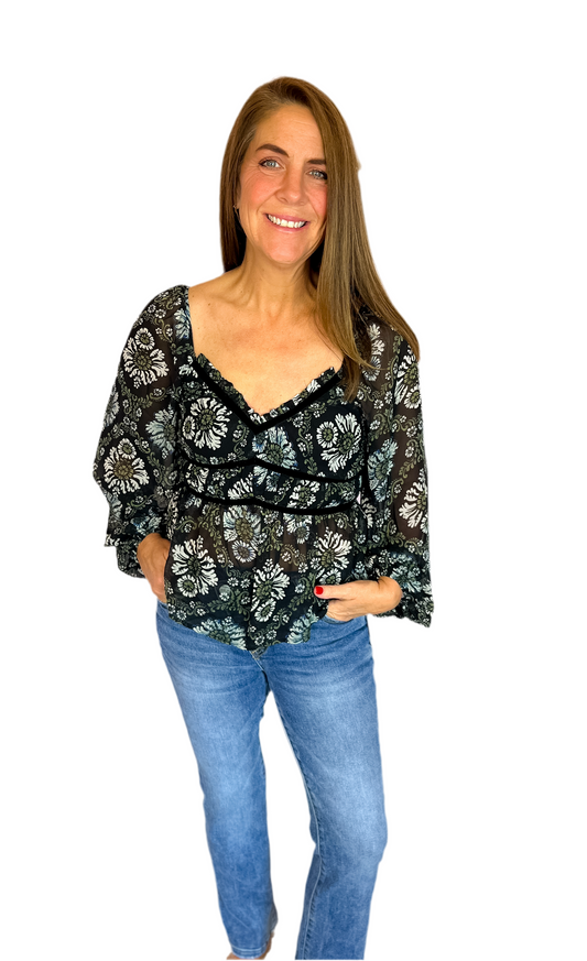 Floral Lace Blouse