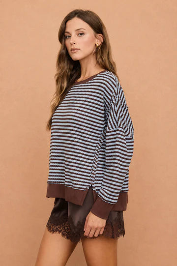Mocha Skies Knit Top