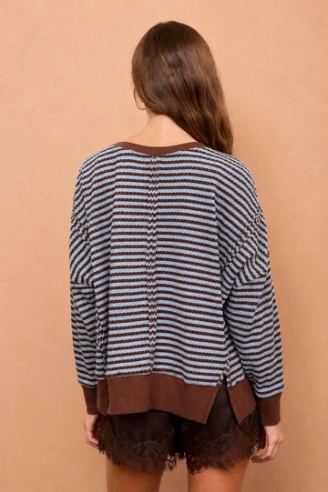 Mocha Skies Knit Top