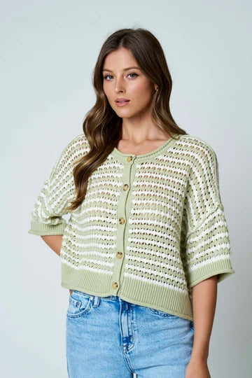 Olive Grove Knit Top