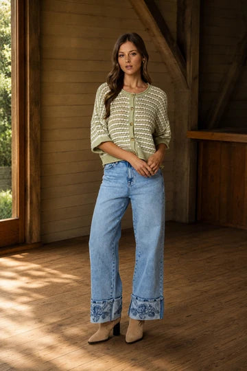 Olive Grove Knit Top