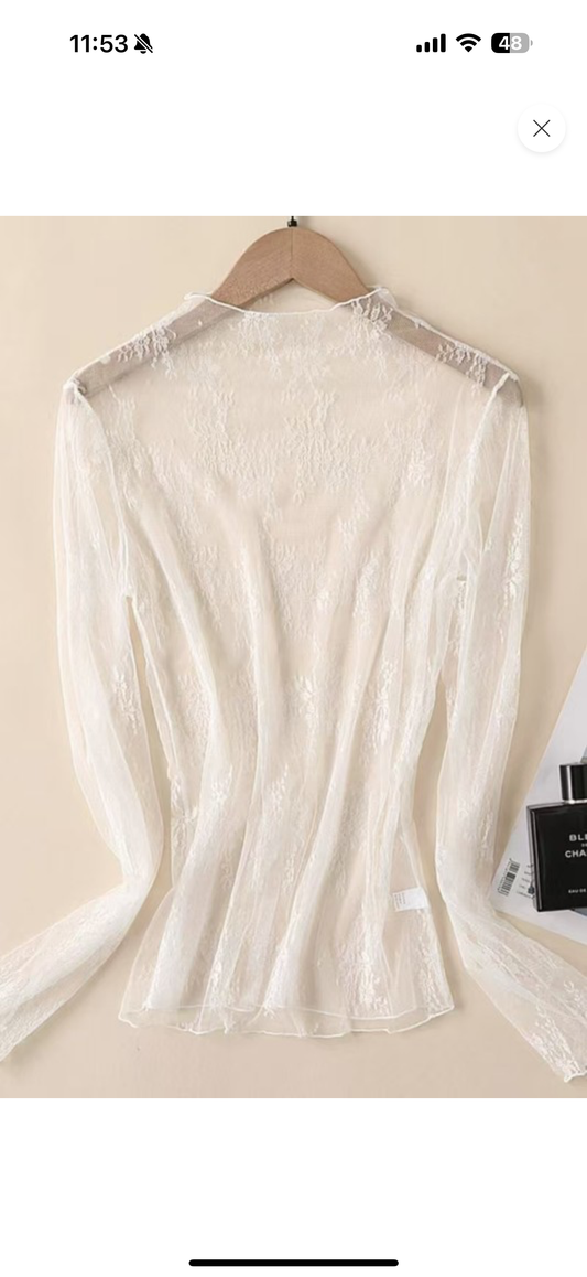 Lace Mesh Top