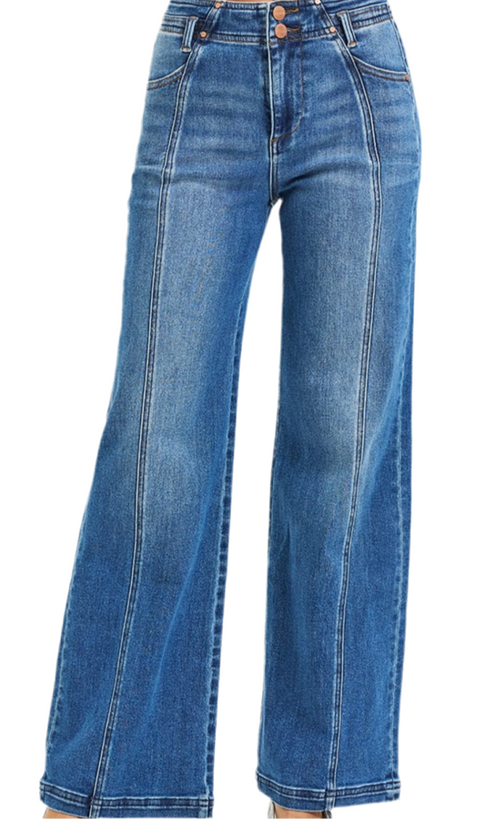 The Wylie Jean (high rise & wide leg)