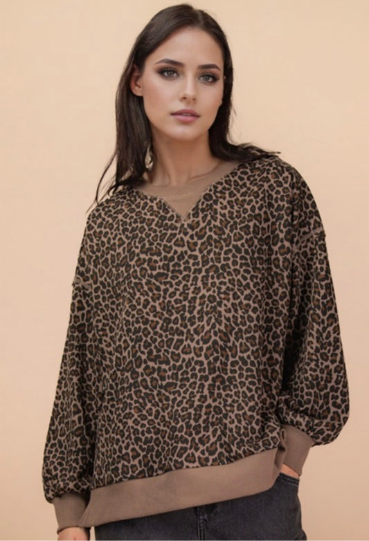 Cheetah Crewneck
