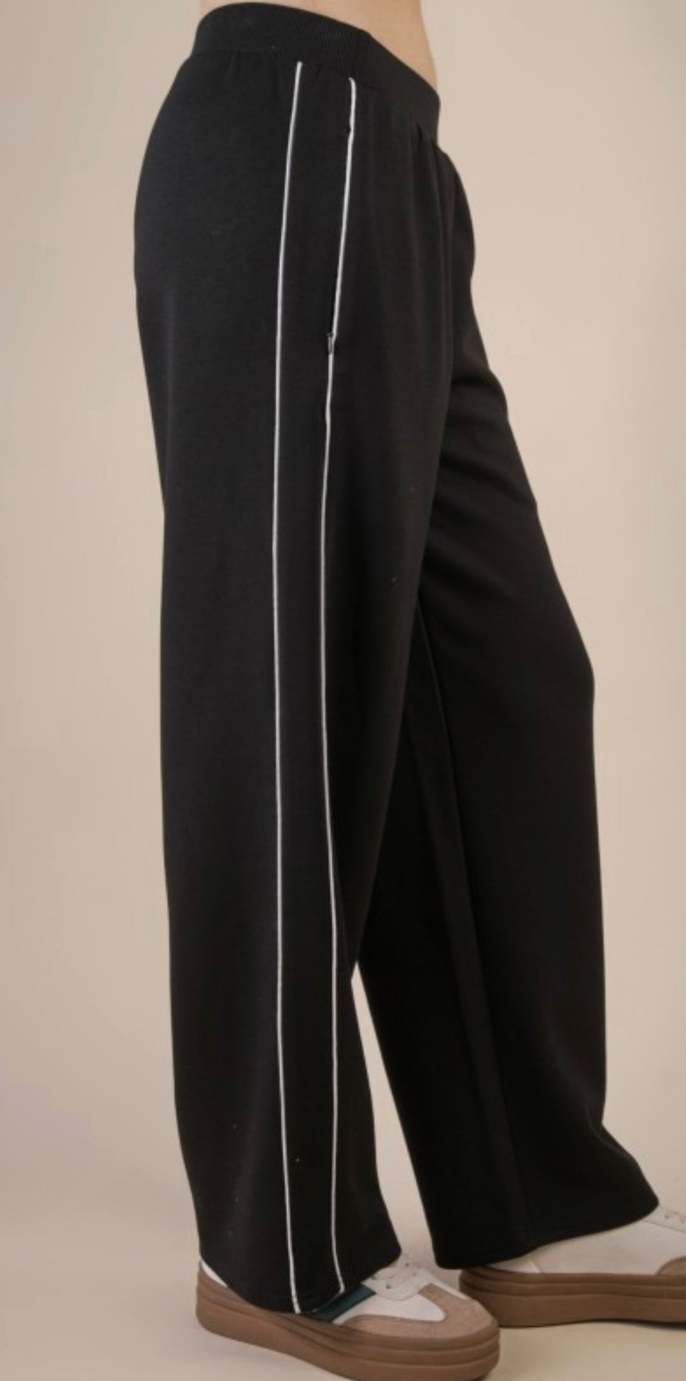 Black track pants