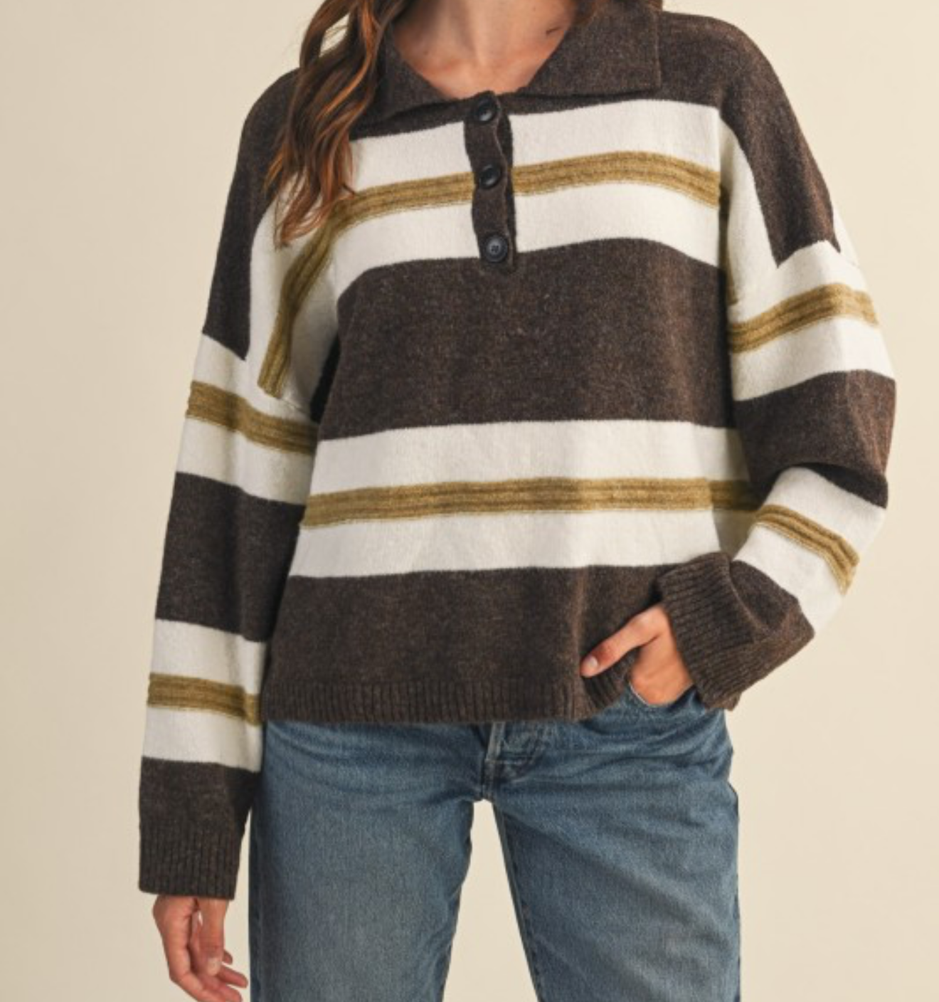 Brown Rugby Sweater