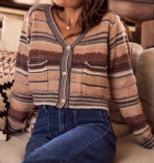 Brown Vintage Cardigan