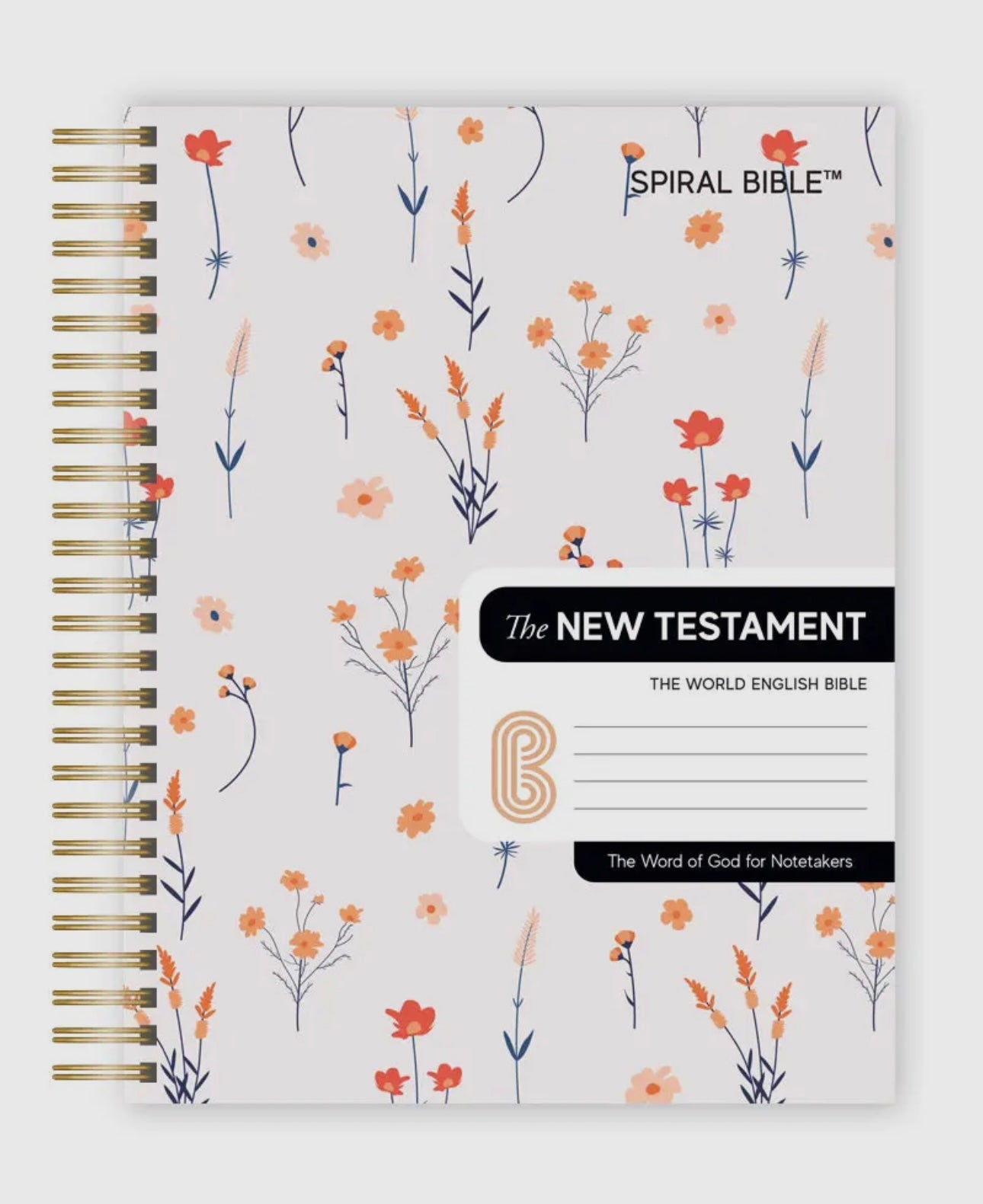Preorder Spiral Bible-WEB-New Testament-Floral