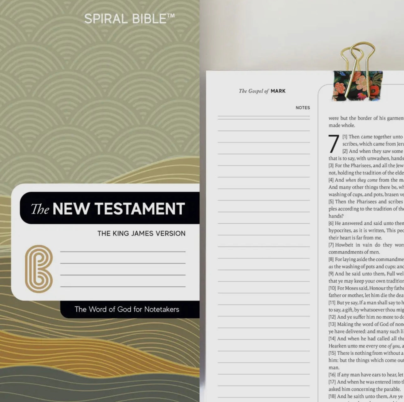 Preorder Spiral Bible - KJV-New Testament -Tan