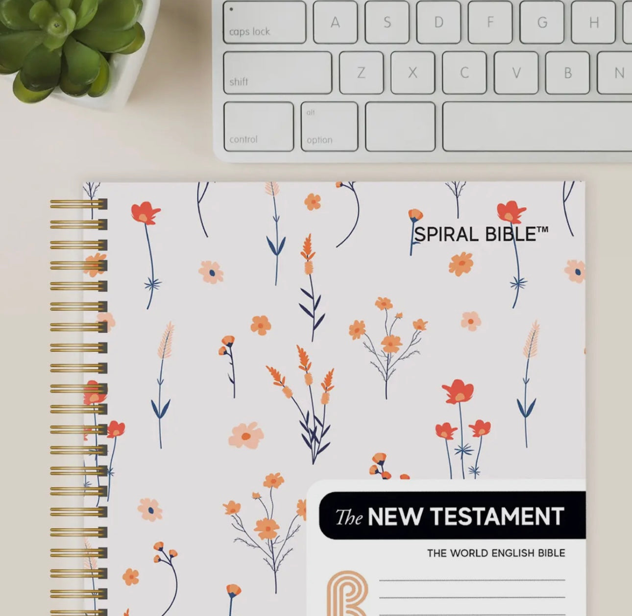 Preorder Spiral Bible-WEB-New Testament-Floral