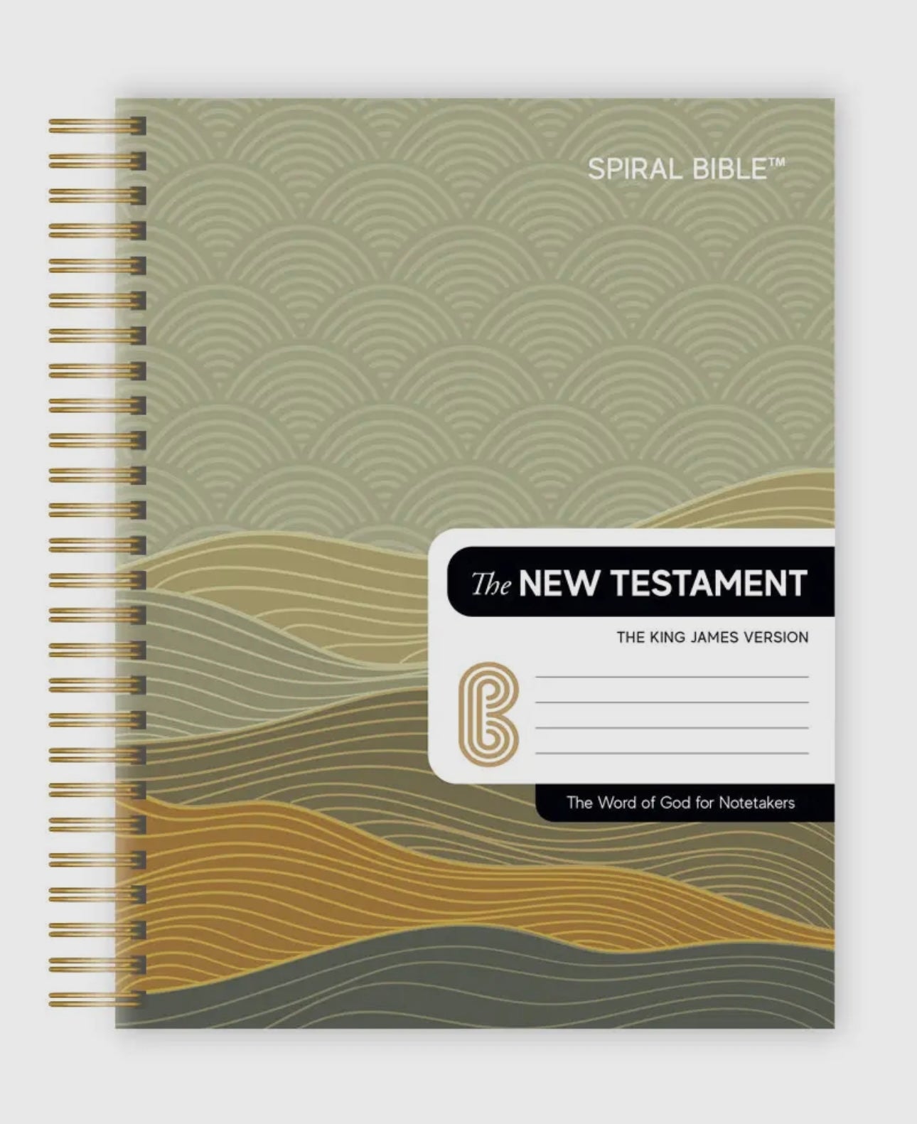 Preorder Spiral Bible - KJV-New Testament -Tan
