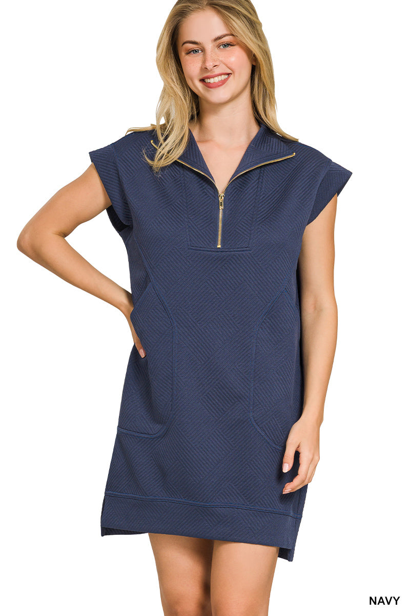 Cozy Cabin Quarter Zip Dress