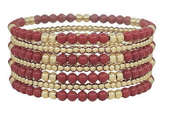 Cabernet Glow Bracelet