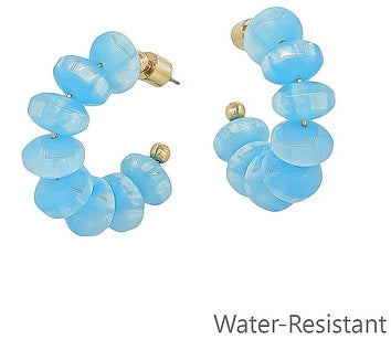 Sky Bloom Hoops